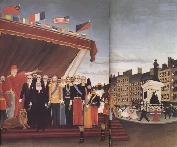 The Representatives of Foreign Powers Coming to Salute the Republic as a sign of Peace, Henri Rousseau